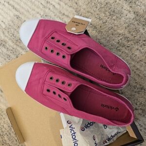 Women's Pink Canvas Shoes